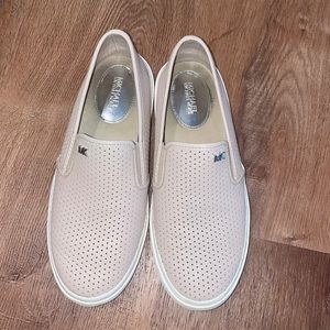 Michael kors light pink slip on shoes